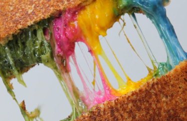 Rainbow Superfood Grilled Cheese