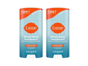 Lume Natural whole body Deodorant, one of the best natural deodorants