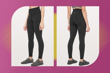 Lululemon Align High-Rise Pant 28" as best pair of black workout leggings