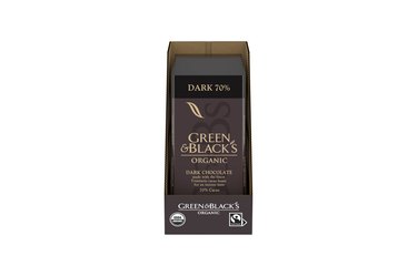 isolated image of the best organic chocolate bar Green & Black Organic Chocolate Bar