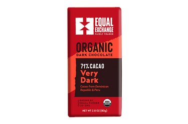 isolated image of the best organic chocolate bar Equal Exchange