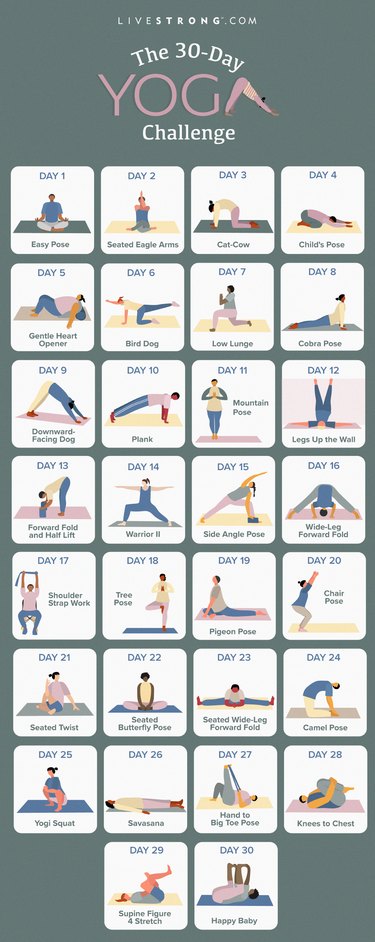 This 30-Day Yoga Challenge Will Stretch, Strengthen and Relax You From ...