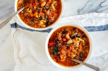 Quinoa Vegetable Soup With Kale