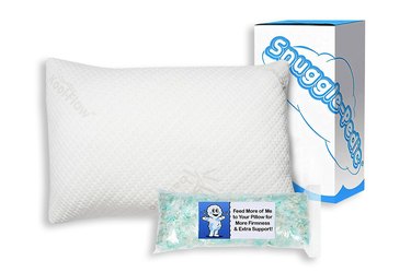 Snuggle-Pedic Bamboo Shredded Memory Foam Pillow, one of the best cooling pillows
