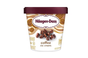 A Tub of the Best Overall Coffee Ice Cream Häagen-Dazs Coffee Ice Cream