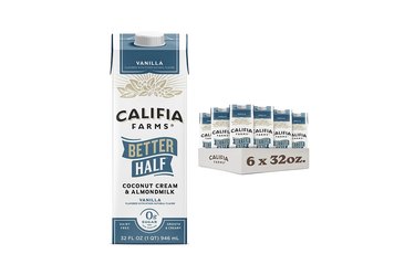 isolated image of the best plant-based keto coffee creamer Califia Farms Vanilla Better Half Coffee Creamer