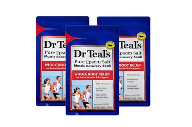 Dr. Teal's Epsom Salt - Muscle Recovery Soak as best blister treatment product.