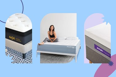 Three mattresses as example of best Labor Day mattress sales