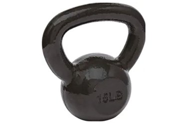 Amazon Basics Cast Iron Kettlebell Weight as example of best weight-lifting equipment to get stronger