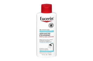 Eucerin Advanced Cleansing Body and Face Wash, one of the best fragrance-free body washes for sensitive skin