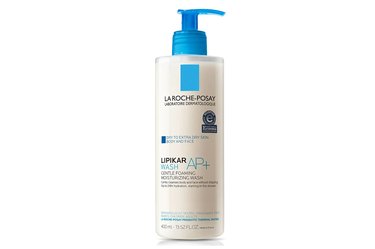 La Roche Posay Lipikar Wash AP+ Body & Face Wash, one of the best fragrance-free body washes for sensitive skin