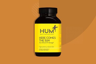 Bottle of Hum Nutrition Here Comes the Sun Vitamin D Supplement