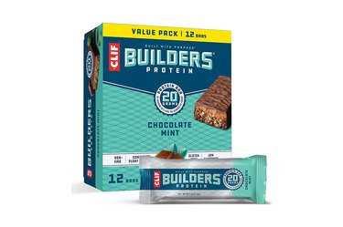 Box of Clif Builders Protein Snack Bars
