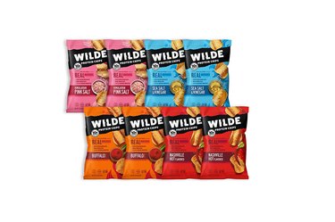 8 bags of Wilde Chicken Chips in a Variety of Flavors