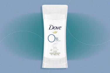 Dove Zero Aluminum Sensitive Deodorant, one of the best dermatologist-recommended deodorants