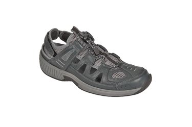 Gray OrthoFeet sandal for people with diabetes