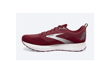 Red and white Brooks Running shoes for people with diabetes