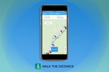 Walk the Distance App as best pedometer app.