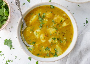 Indian potato soup