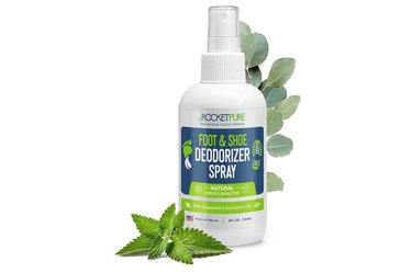 Rocket Pure Natural Shoe Deodorizer Spray, one of the best shoe deodorizers