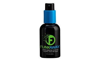 FunkAway Odor Eliminator Spray, one of the best shoe deodorizers