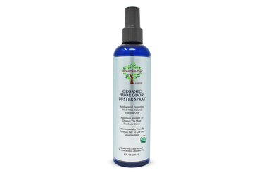 Mountain Top Organic Shoe Odor Spray, one of the best shoe deodorizers