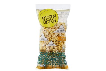 Bag of BjornQorn popcorn
