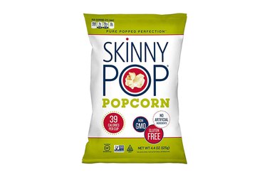 Bag of skinny pop original popcorn