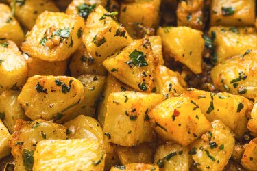 Spicy Lebanese potatoes