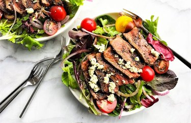 Sizzling Steakhouse Warm Salad Recipe in bowl