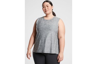 Athleta Pacifica Illume UPF Relaxed Tank as best plus-size workout clothes