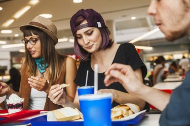 Friends At The Mall