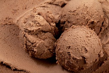 chocolate flavored ice cream