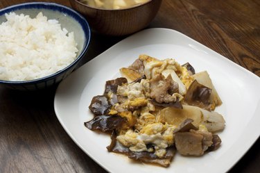 Japanese Chinese cuisine Moo shu pork (|AA Eaa)