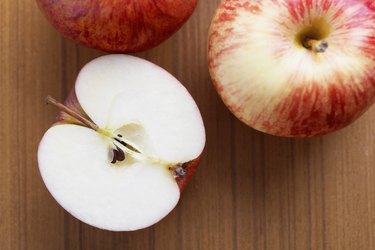 Close-up of red apples