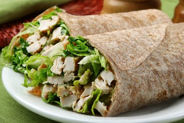 grilled chicken wrap