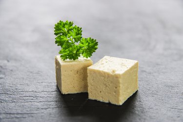 Tofo with parsley