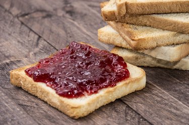 Jam on toast