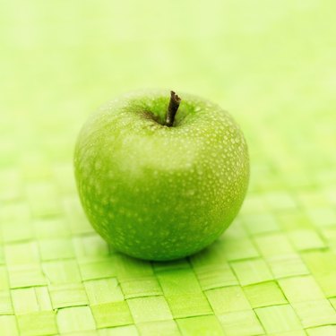 Close-up of a green apple