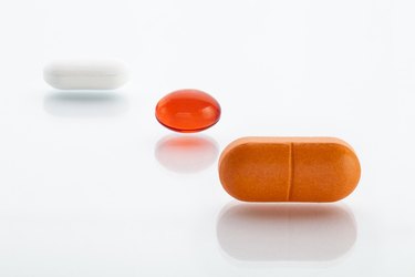 Three various pills