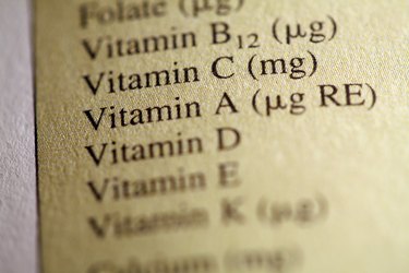 Vitamin listings