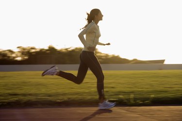 Woman running