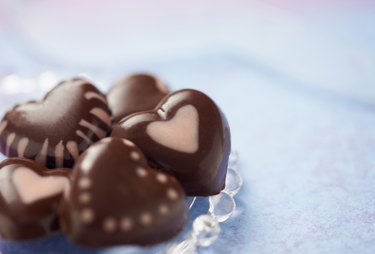 Heart chocolates