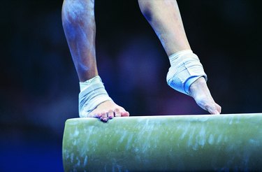 Woman on a Balance Beam