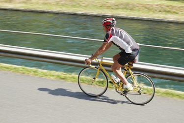 senior cyclist