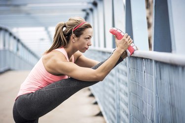 Stretching after workout