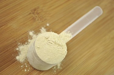 Scoop of Powder for a Protein Drink