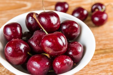cherry on table