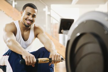 Man at Gym