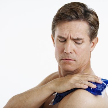 Man with Sore Shoulder